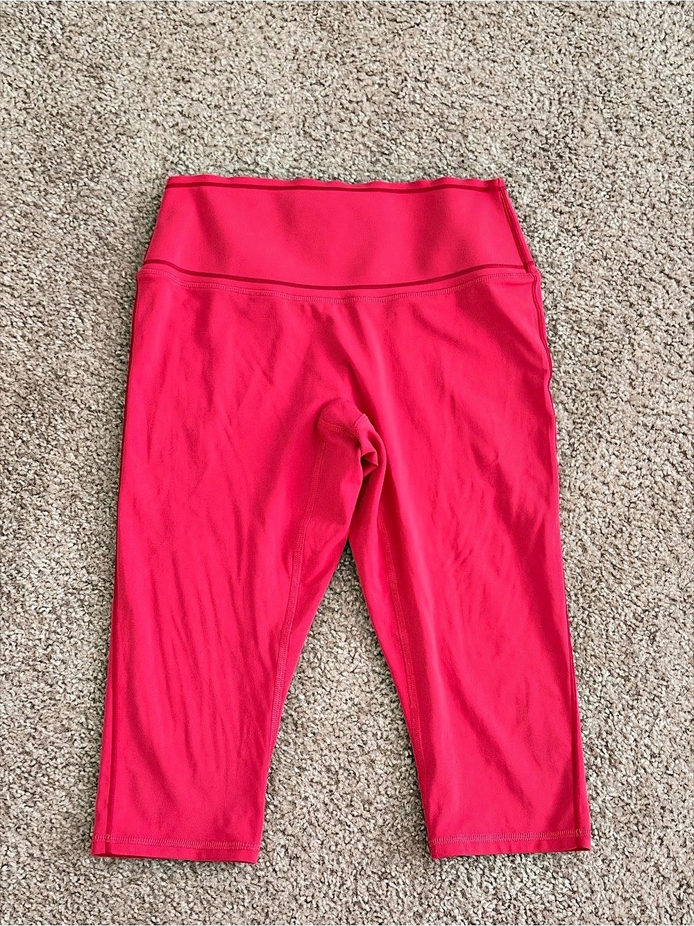 Fabletics Pink Capri Athletic Leggings Like New